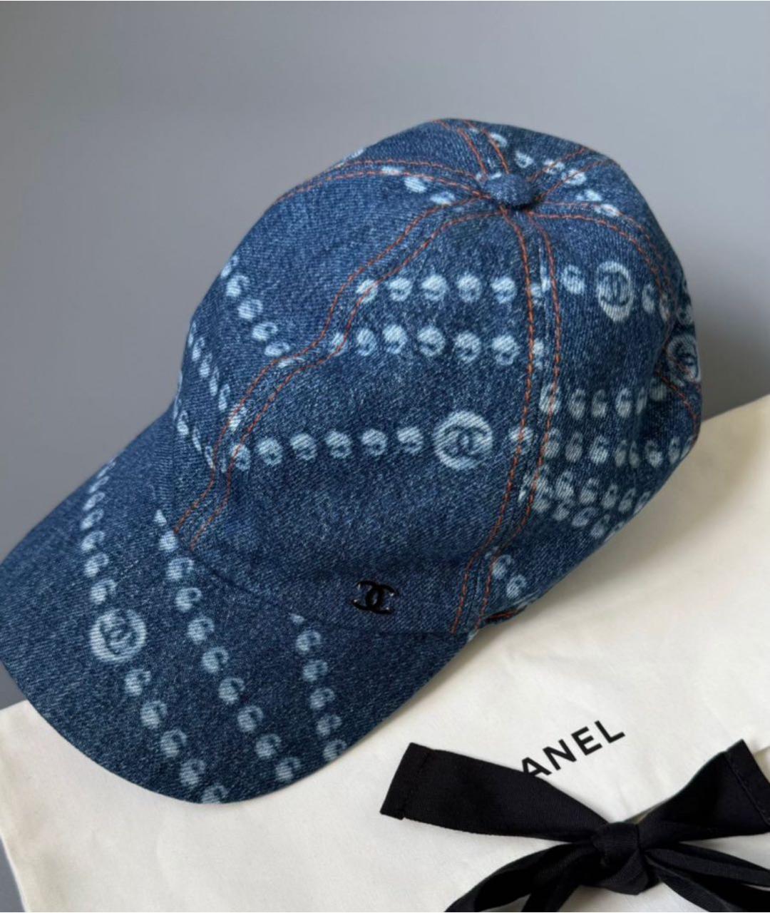 CHANEL Синяя кепка, фото 2