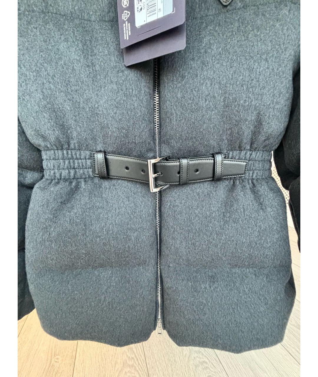 PRADA Серый кашемировый пуховик, фото 8