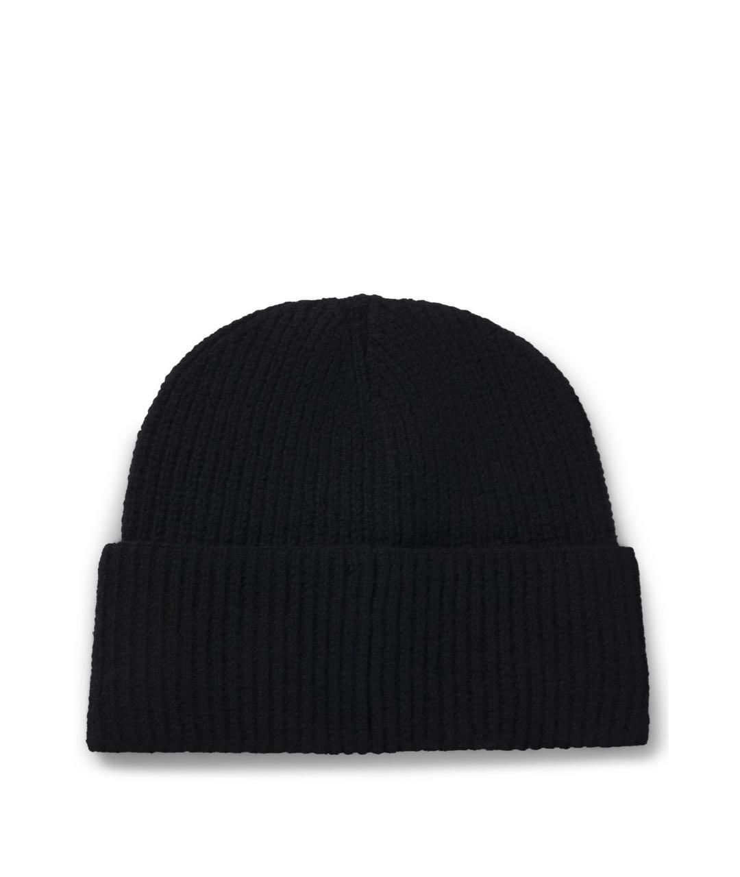 HUGO Черная кашемировая шапка, фото 2