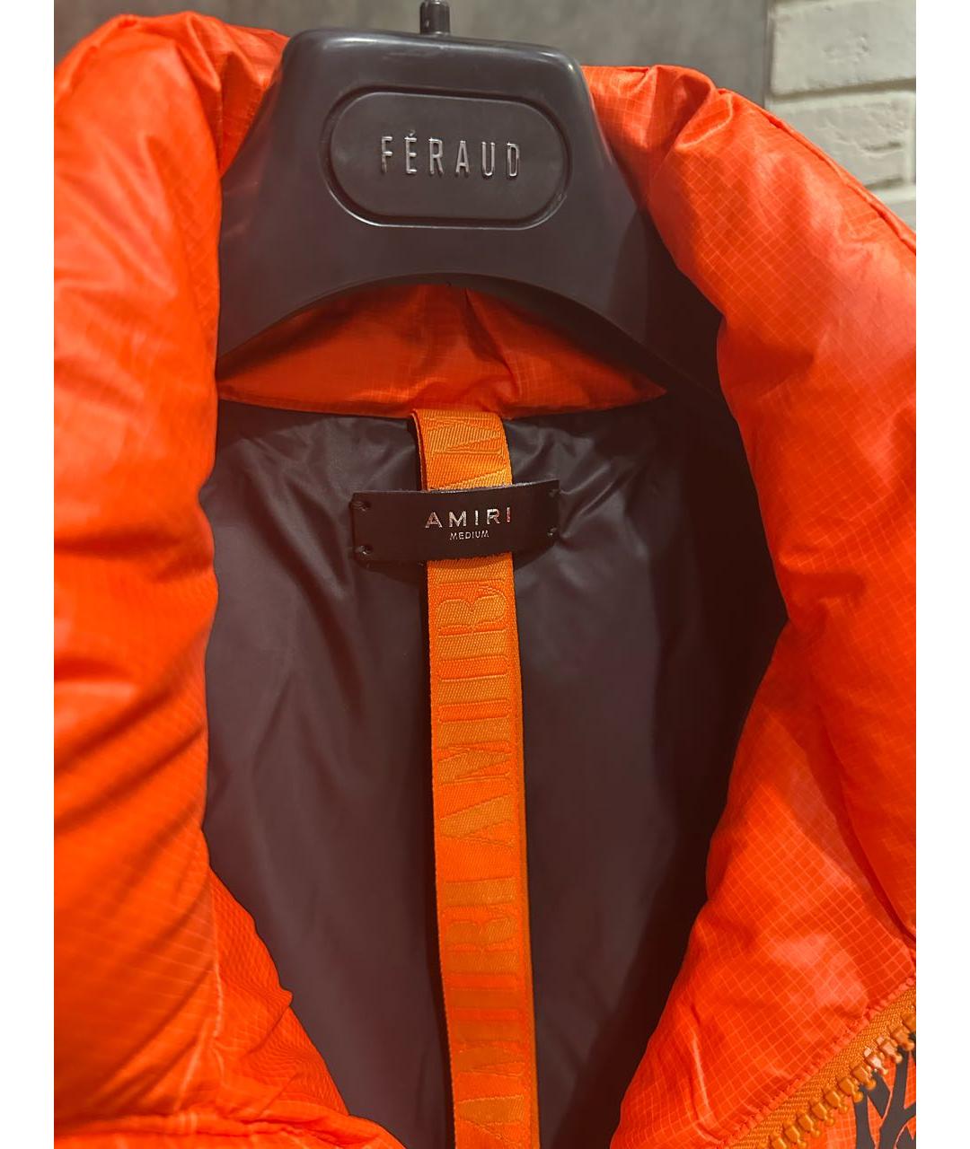 AMIRI Оранжевый полиэстеровый жилет, фото 7