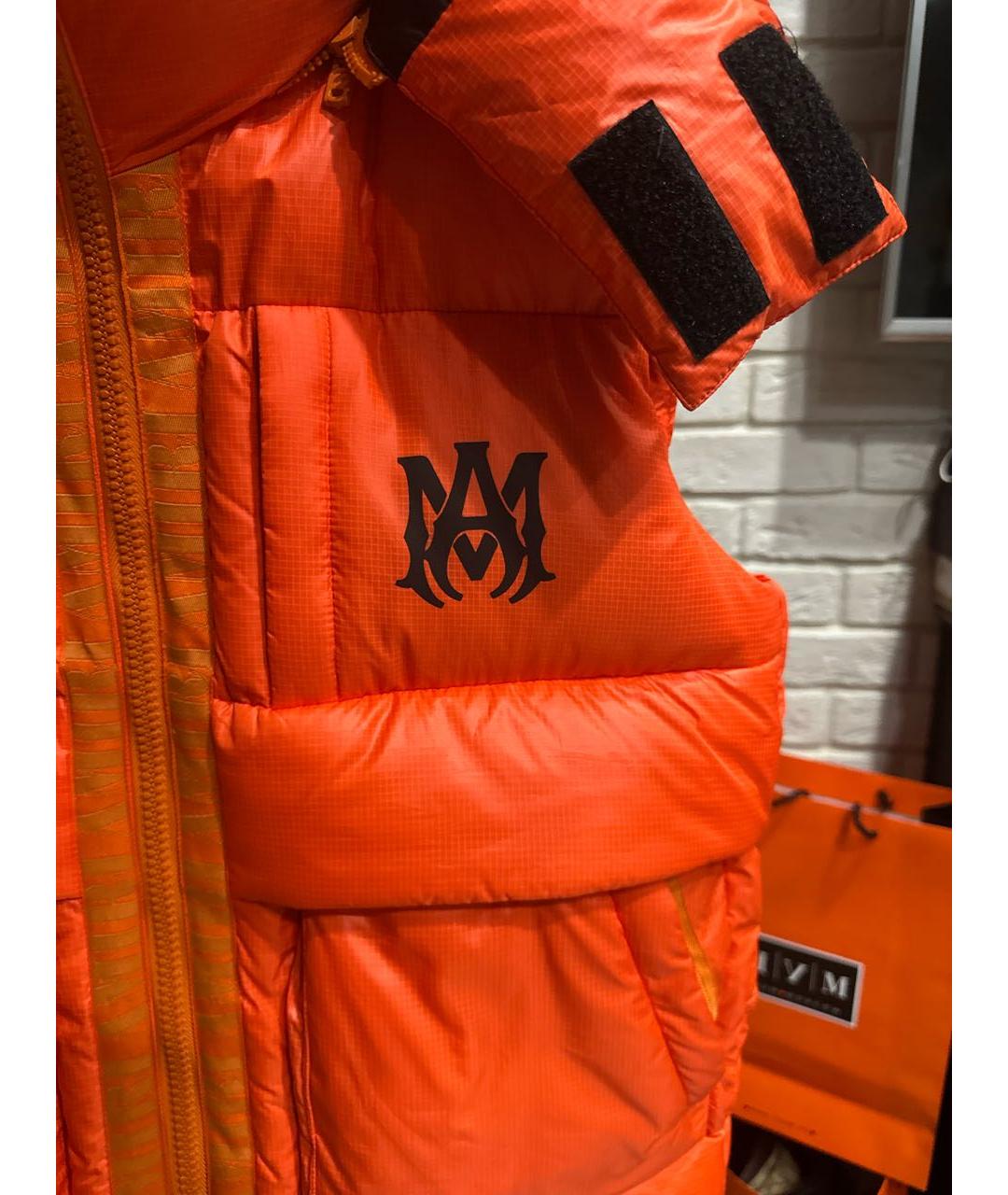 AMIRI Оранжевый полиэстеровый жилет, фото 4