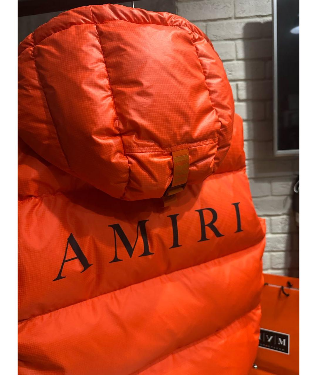 AMIRI Оранжевый полиэстеровый жилет, фото 5