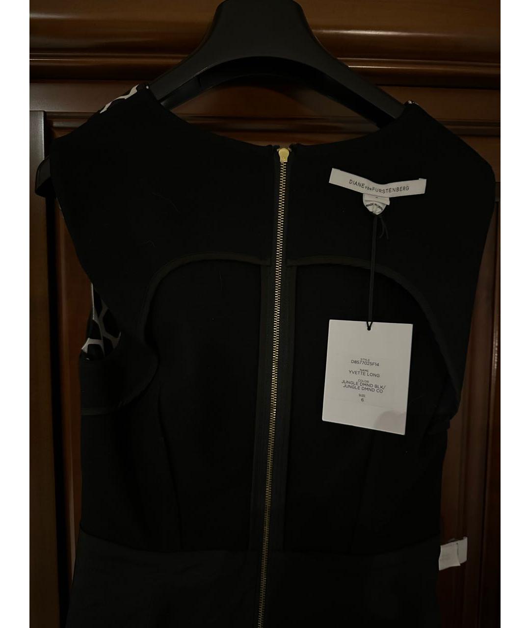 DIANE VON FURSTENBERG Мульти полиэстеровое коктейльное платье, фото 3