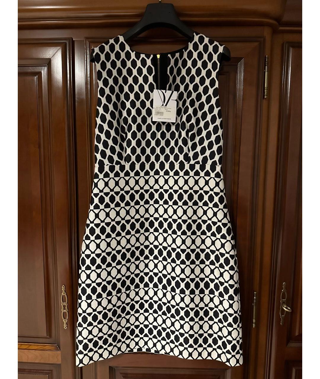 DIANE VON FURSTENBERG Мульти полиэстеровое коктейльное платье, фото 5