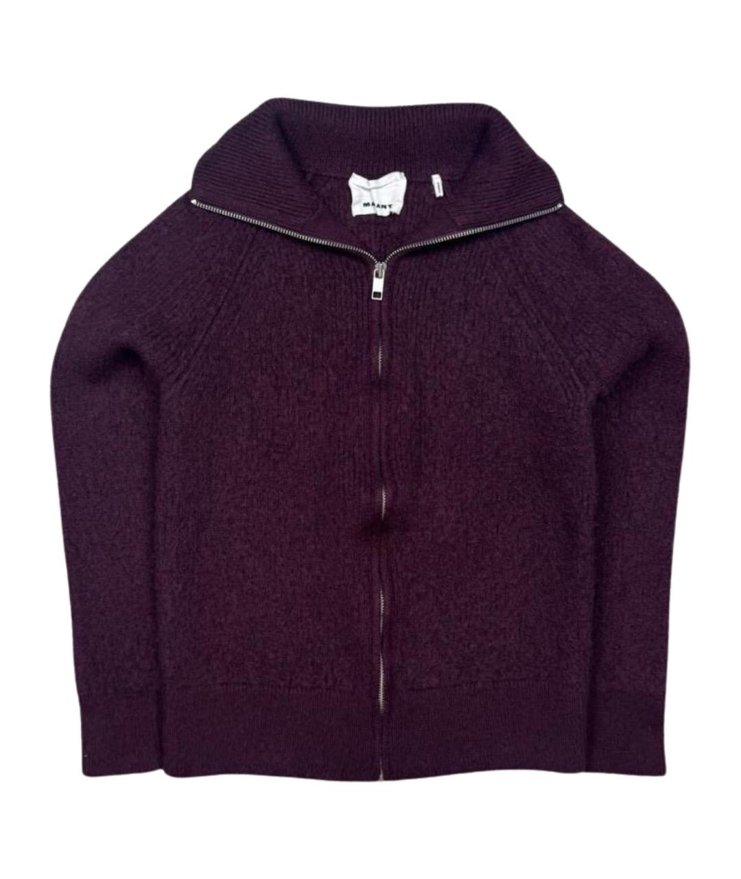 ISABEL MARANT Бордовый шерстяной кардиган, фото 1