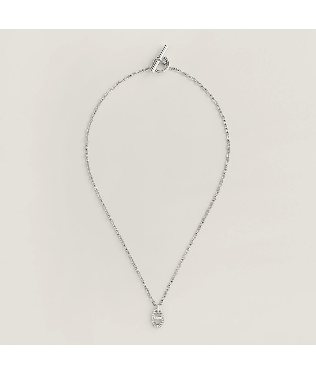 HERMES Золотая подвеска из белого золота, фото 3