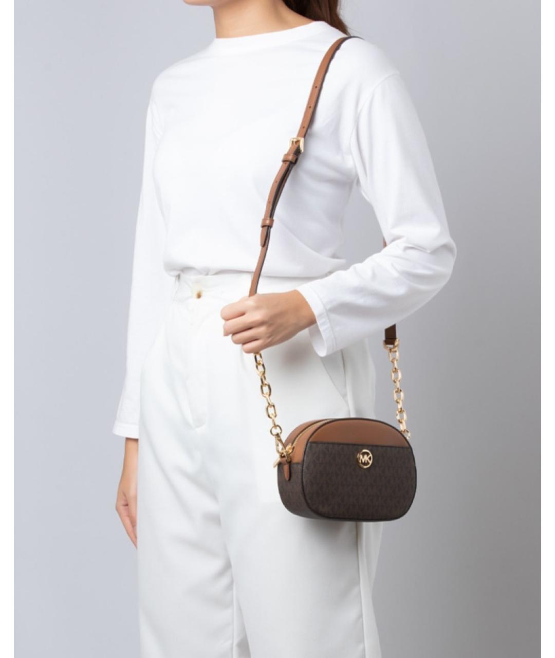 MICHAEL KORS Коричневая сумка через плечо, фото 2