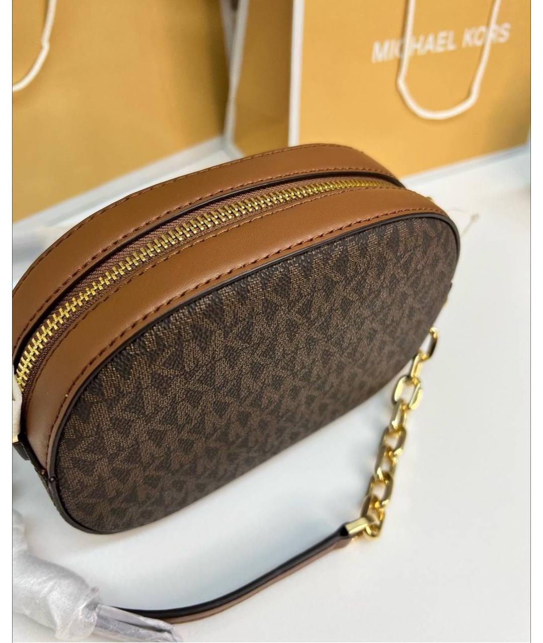 MICHAEL KORS Коричневая сумка через плечо, фото 5