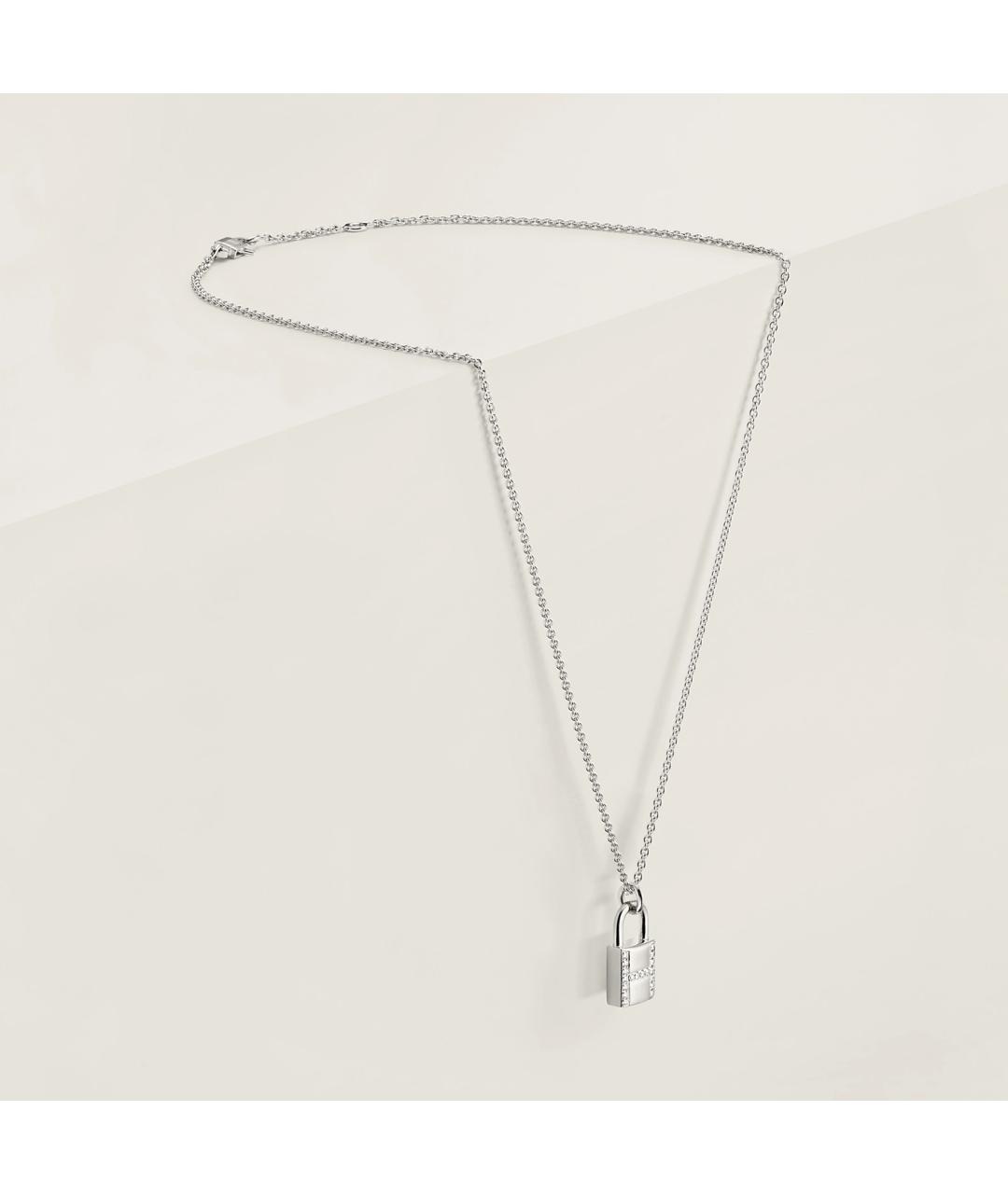 HERMES Золотая подвеска из белого золота, фото 2