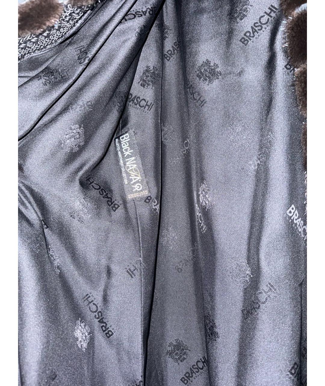 BRASCHI Коричневая меховая шуба, фото 4