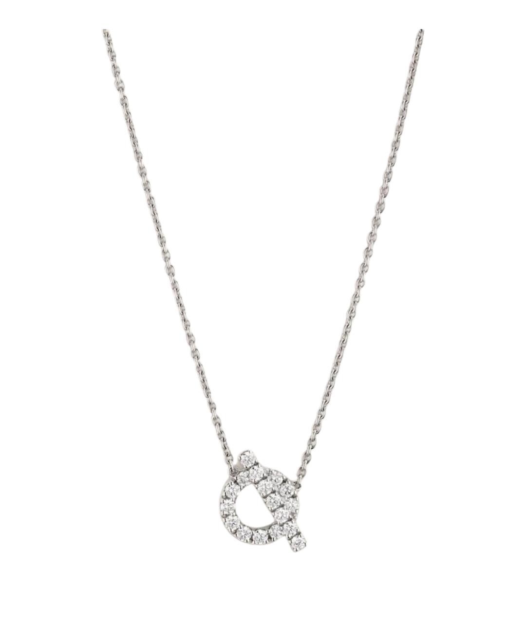 HERMES Золотая подвеска из белого золота, фото 1