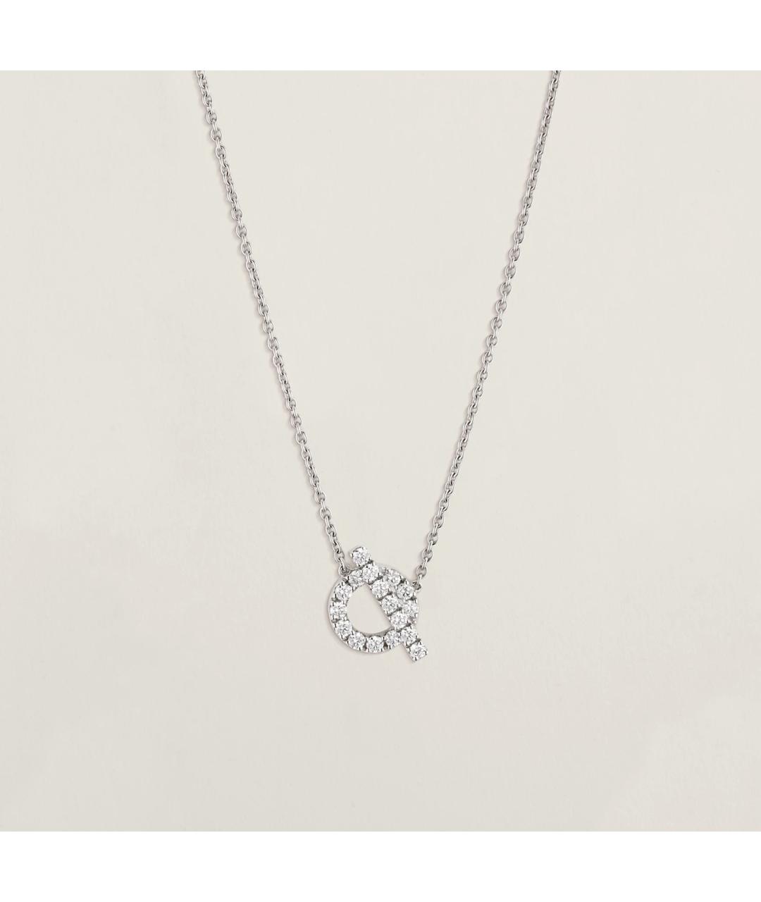 HERMES Золотая подвеска из белого золота, фото 3