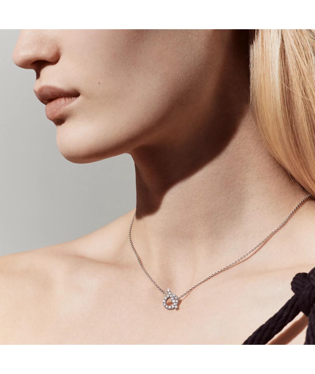 HERMES Золотая подвеска из белого золота, фото 2