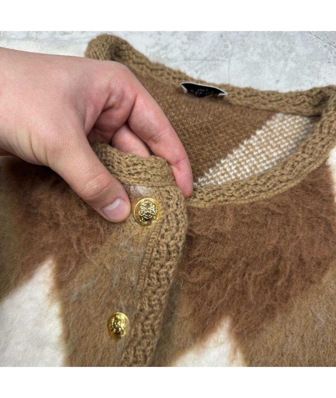 CELINE Мульти шерстяной кардиган, фото 3