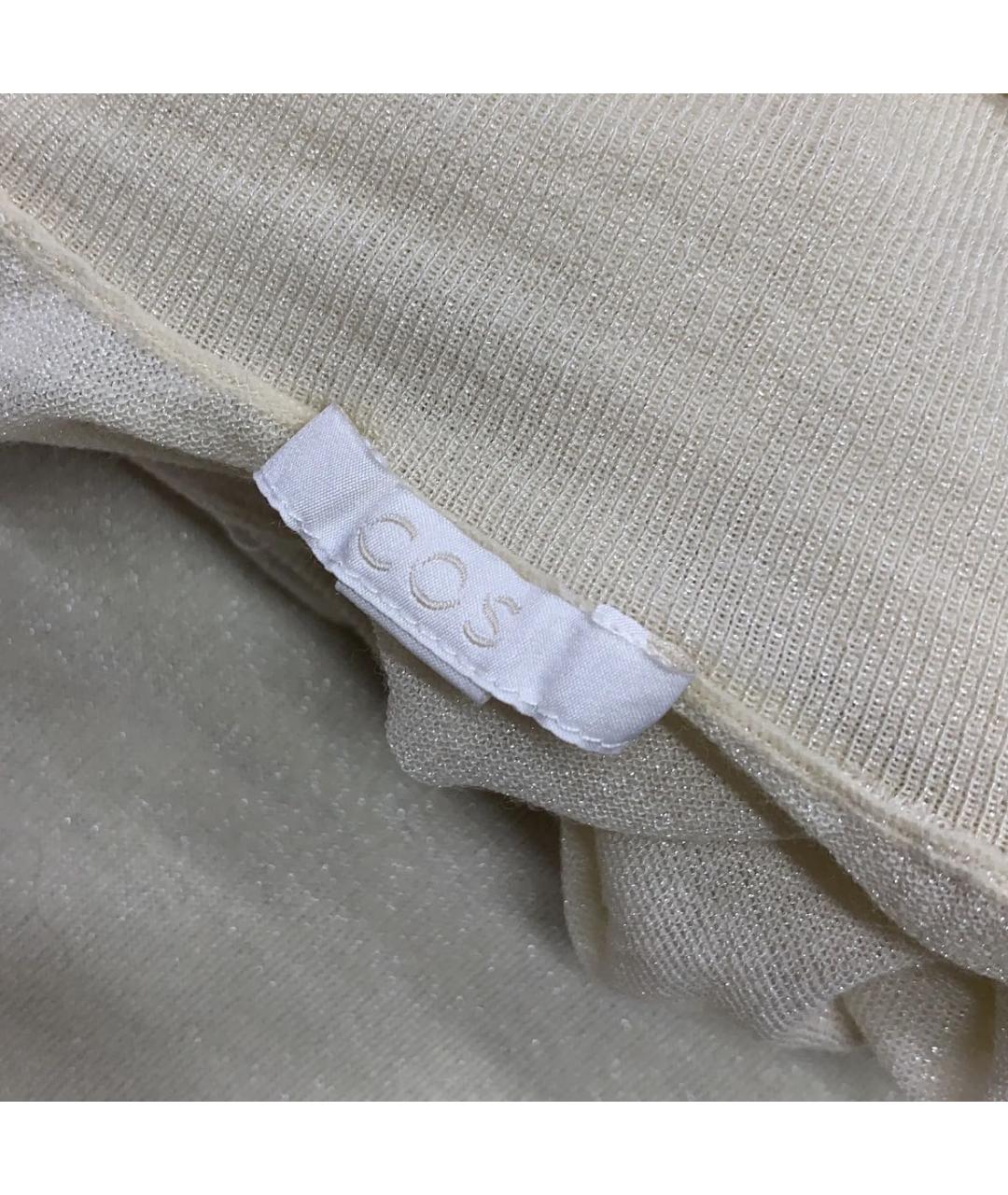 COS Бежевая шерстяная водолазка, фото 4