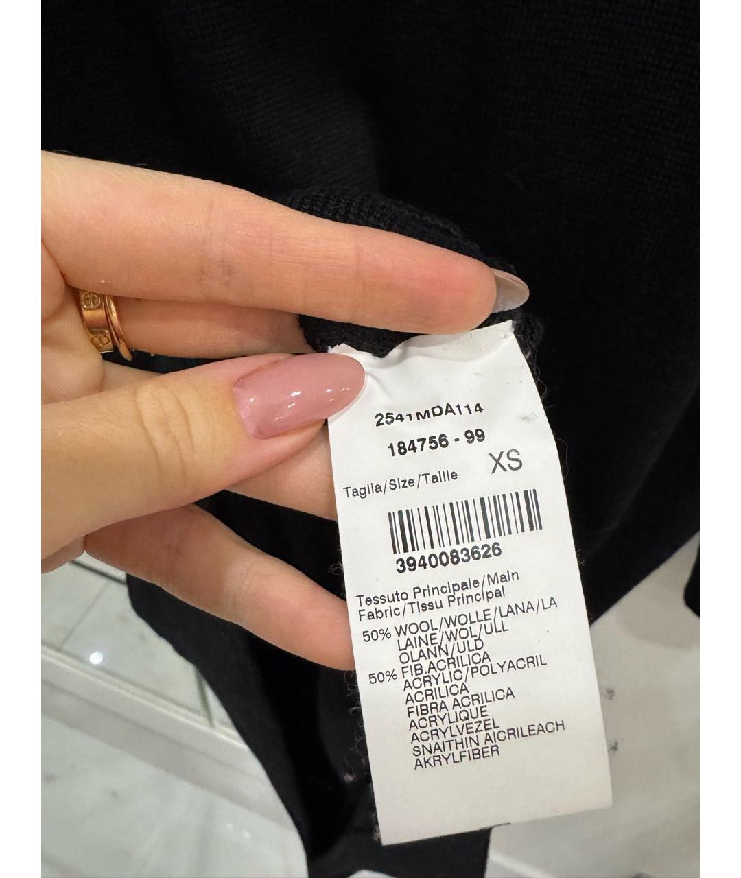 MSGM Черное повседневное платье, фото 3