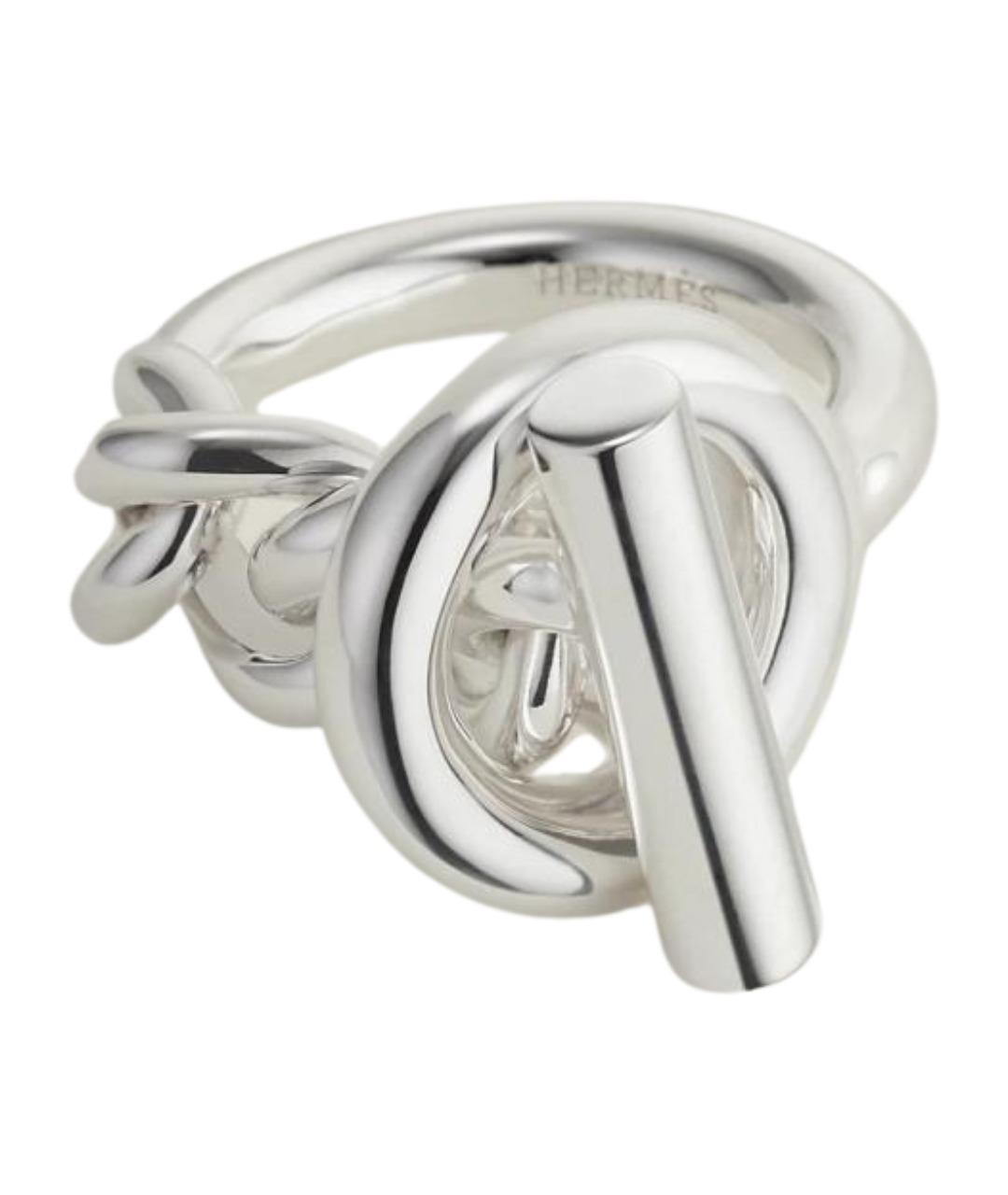 HERMES Серебряное серебряное кольцо, фото 1