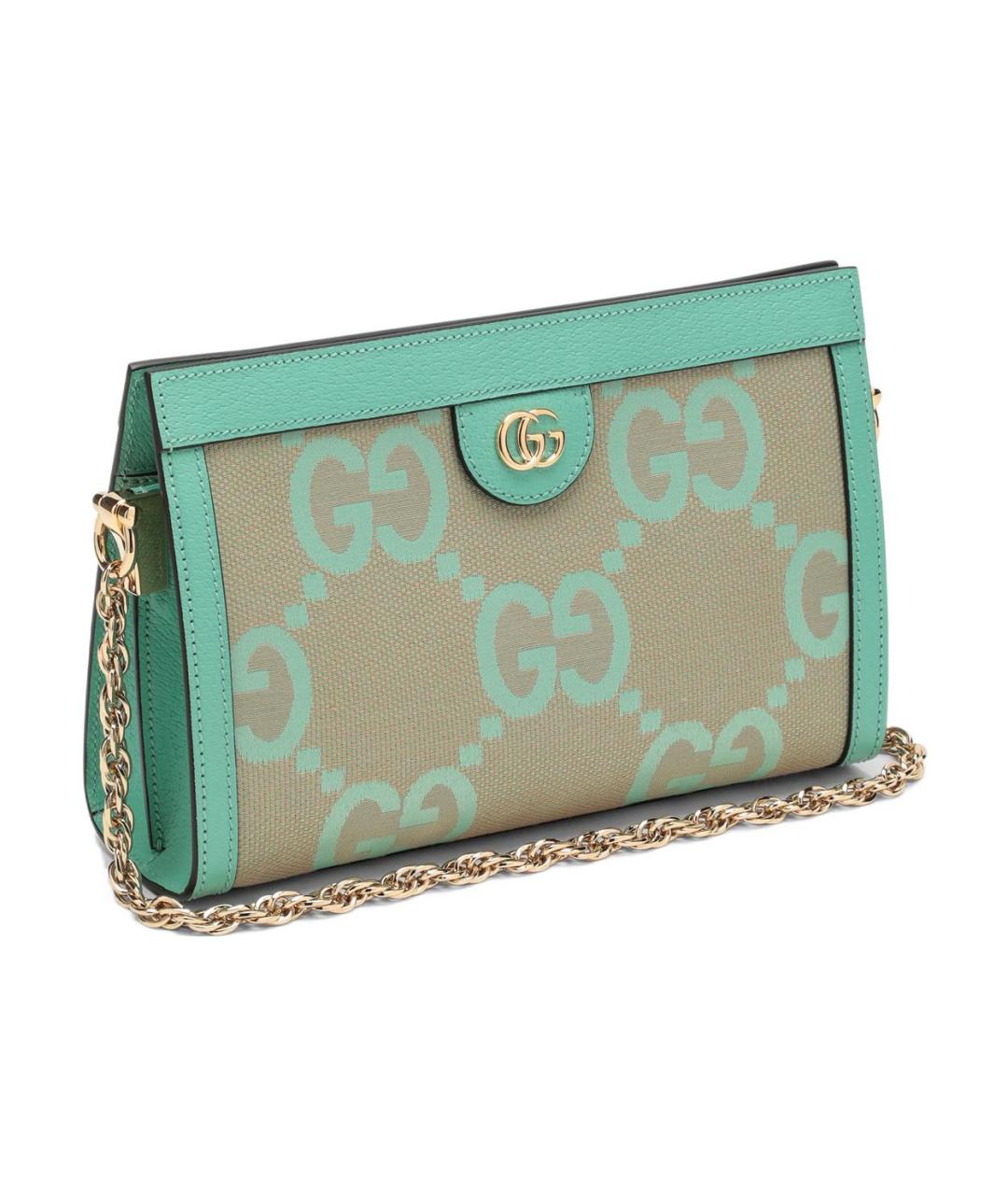 GUCCI Бирюзовая сумка через плечо, фото 2