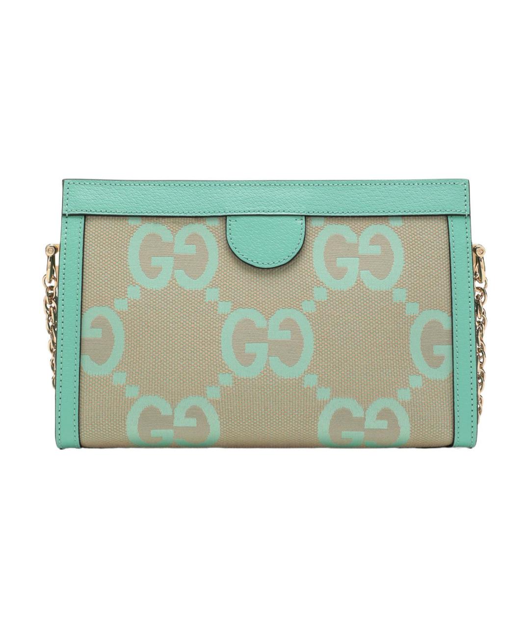 GUCCI Бирюзовая сумка через плечо, фото 3