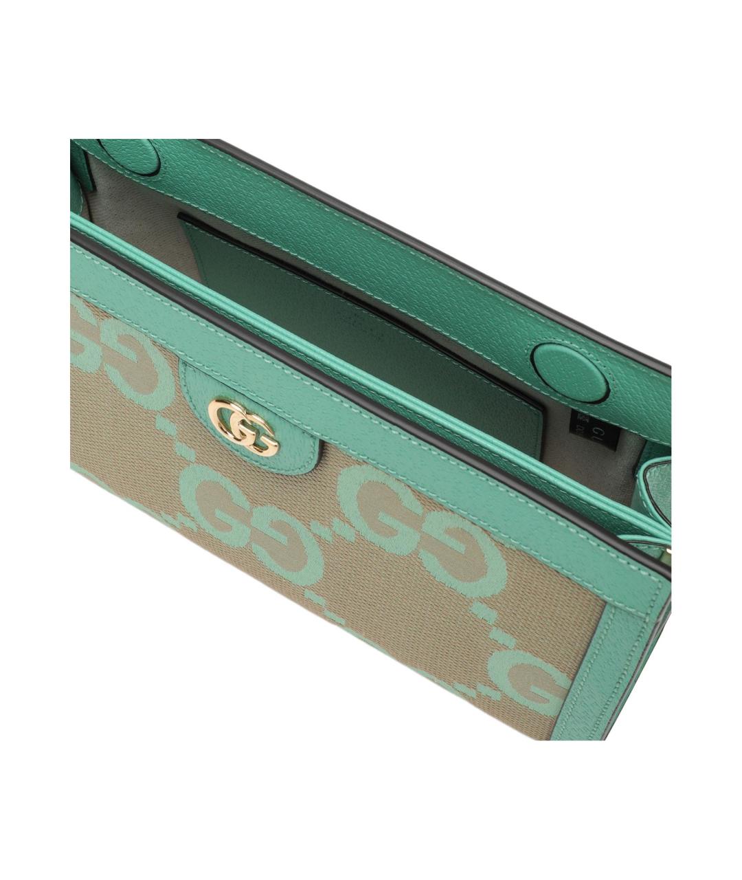 GUCCI Бирюзовая сумка через плечо, фото 5