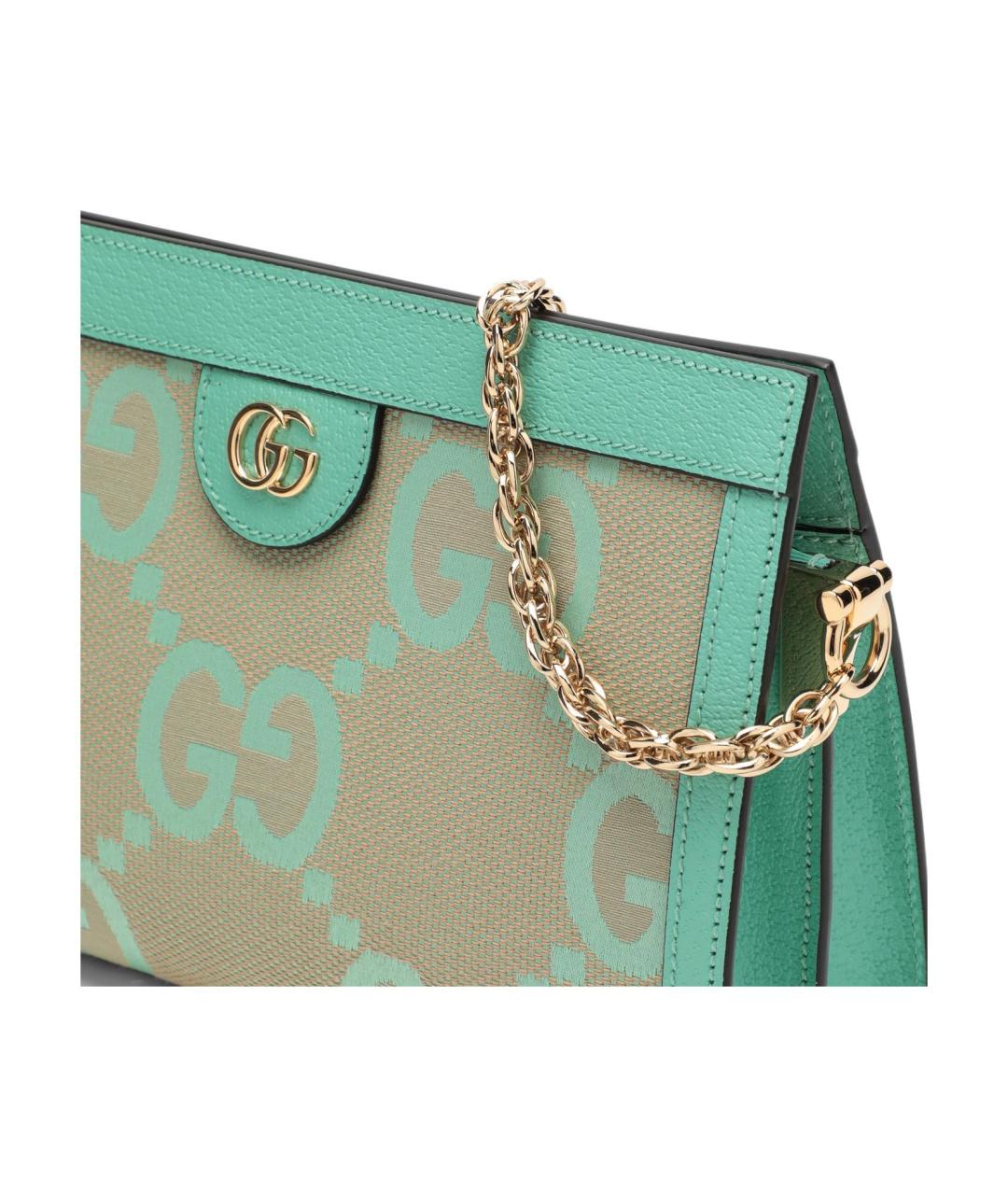 GUCCI Бирюзовая сумка через плечо, фото 4