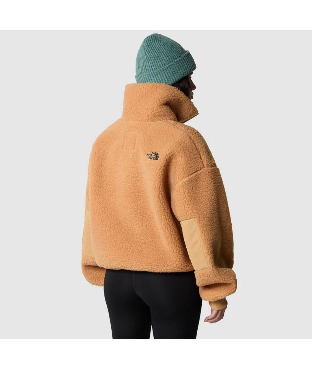 THE NORTH FACE Бежевая полиэстеровая куртка, фото 3