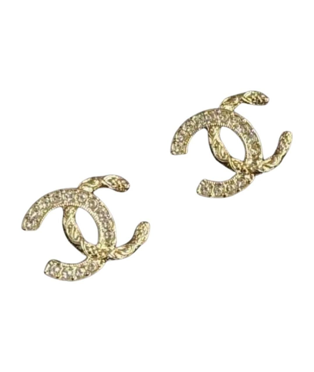CHANEL Золотые серьги из желтого золота, фото 1
