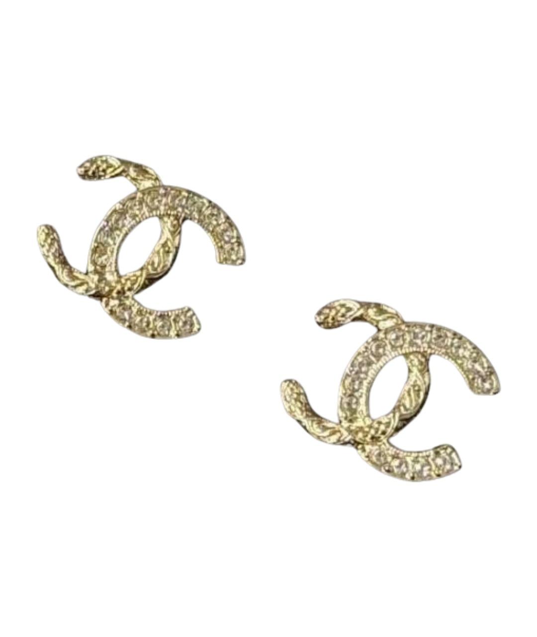 CHANEL Золотые серьги из желтого золота, фото 4