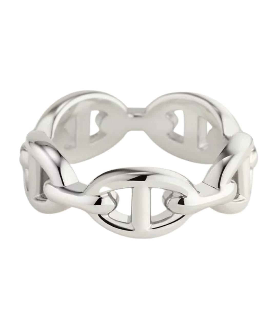 HERMES Серебряное серебряное кольцо, фото 1