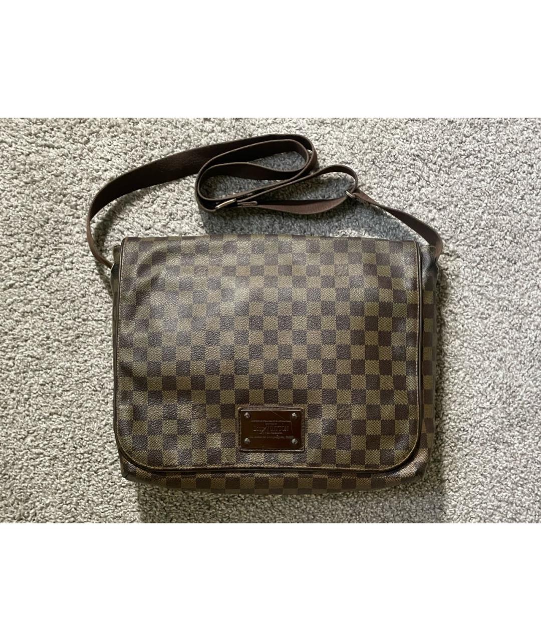 LOUIS VUITTON Коричневая сумка на плечо, фото 7