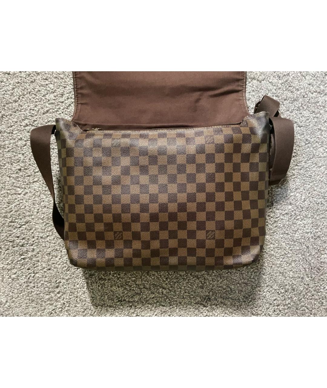 LOUIS VUITTON Коричневая сумка на плечо, фото 6