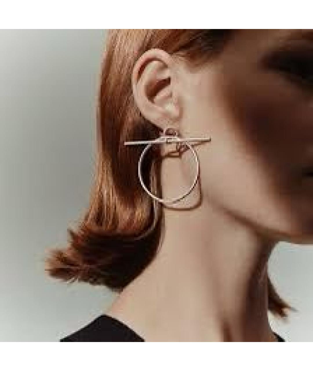 HERMES Серебряные серебряные серьги, фото 2