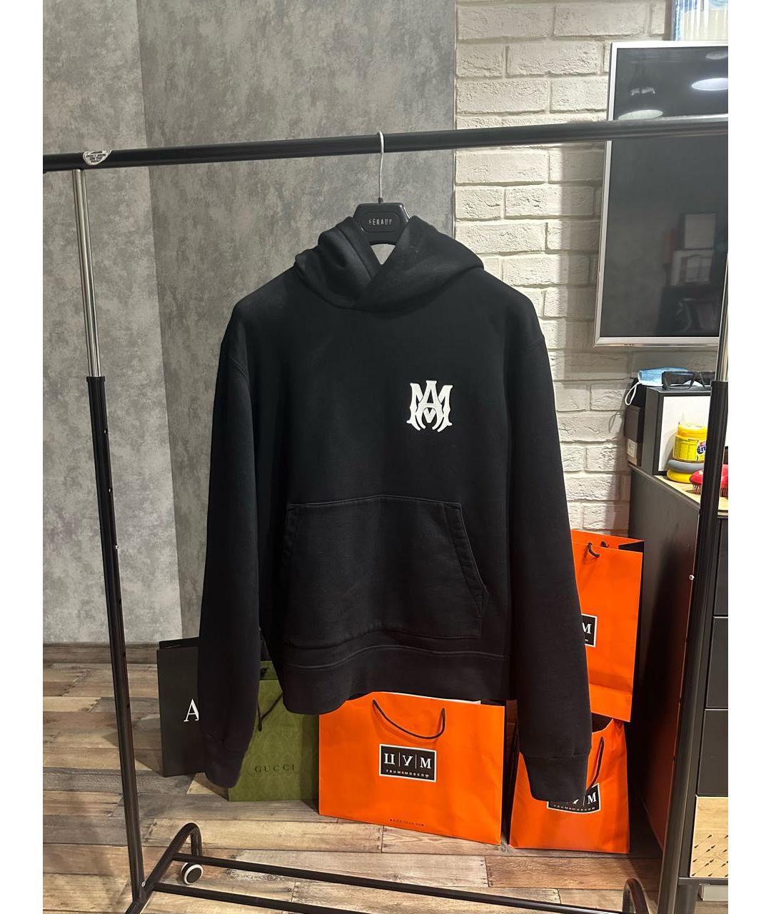 AMIRI Черный хлопковый спортивный костюм, фото 3