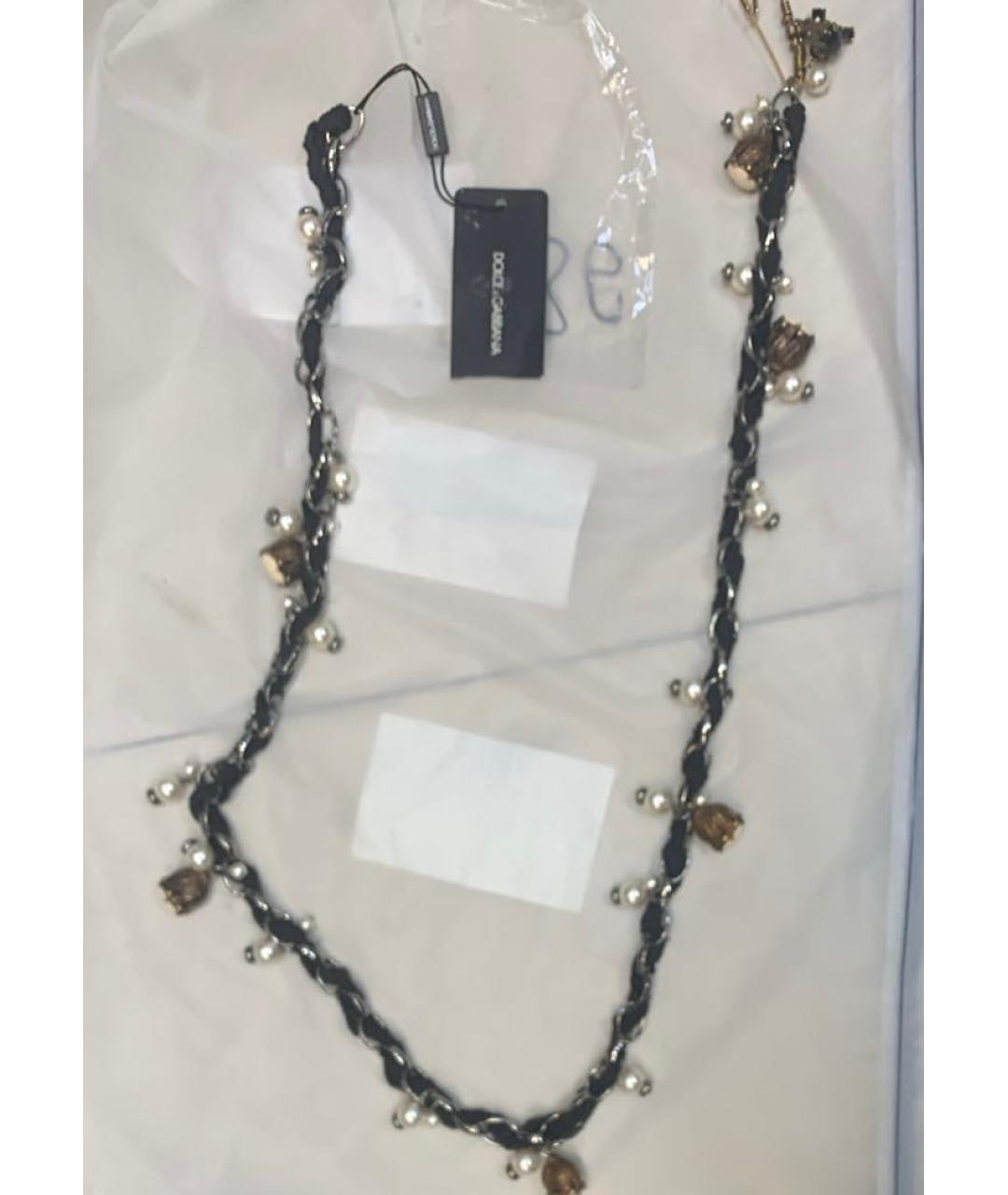 DOLCE&GABBANA Черный ремень, фото 2