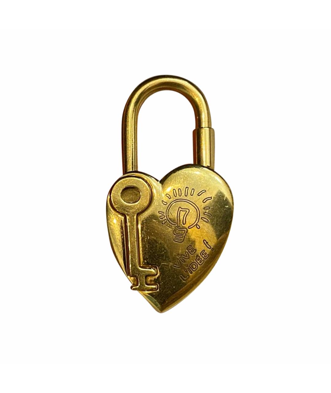 HERMES Золотой брелок, фото 1