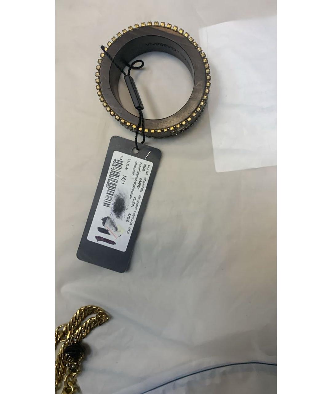 DOLCE&GABBANA Коричневый деревянный браслет, фото 3