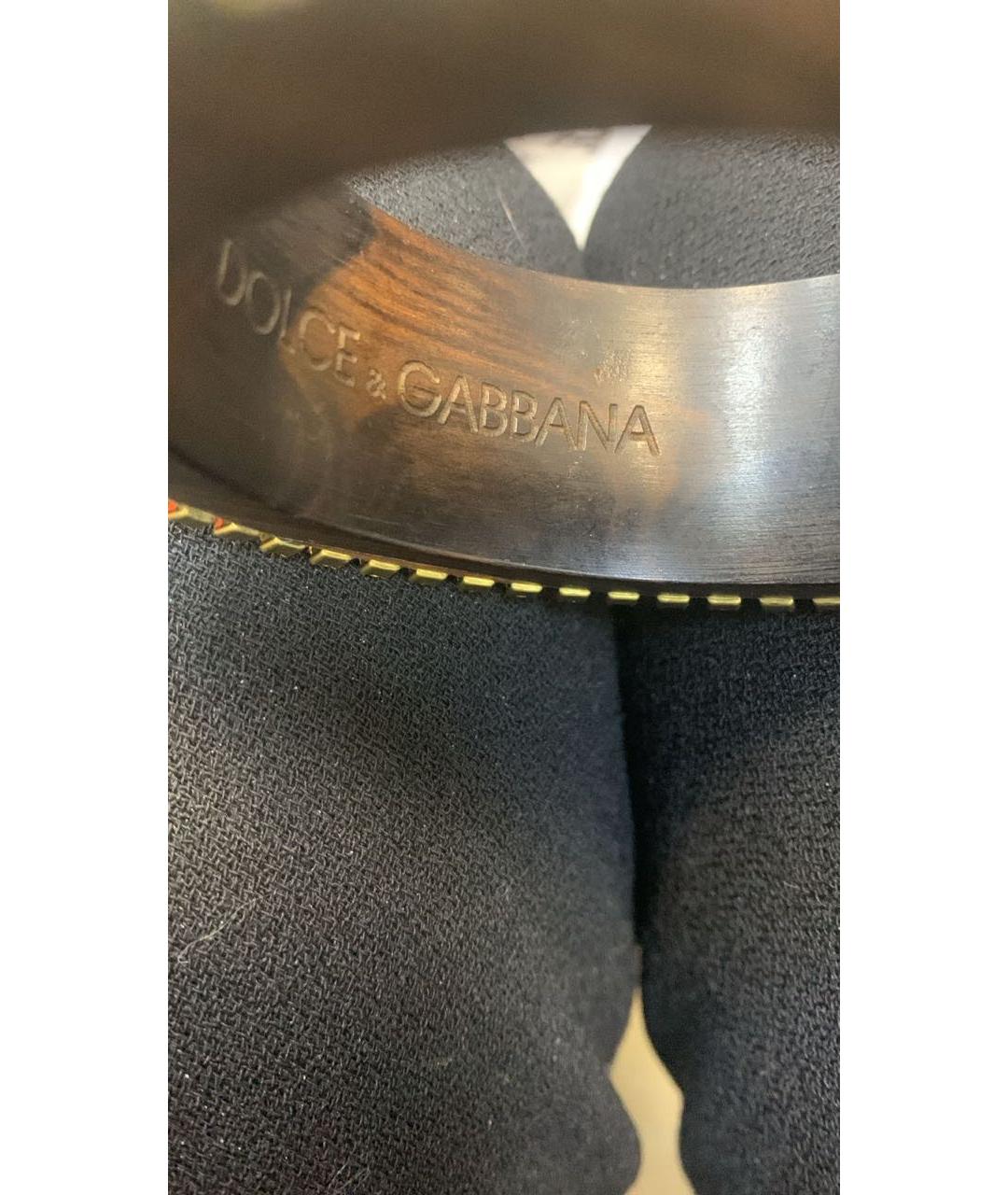 DOLCE&GABBANA Коричневый деревянный браслет, фото 4