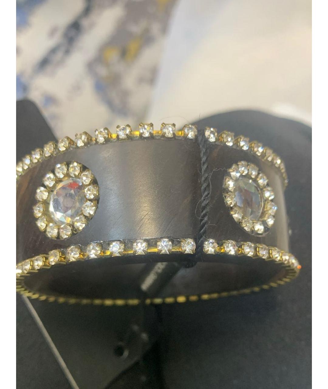 DOLCE&GABBANA Коричневый деревянный браслет, фото 2