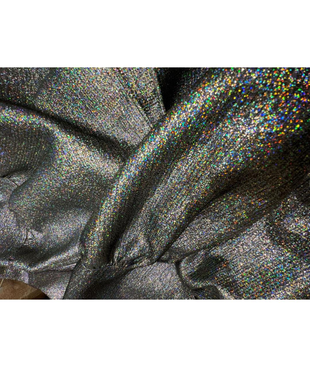 ANTONIO BERARDI Черная полиэстеровая юбка миди, фото 8