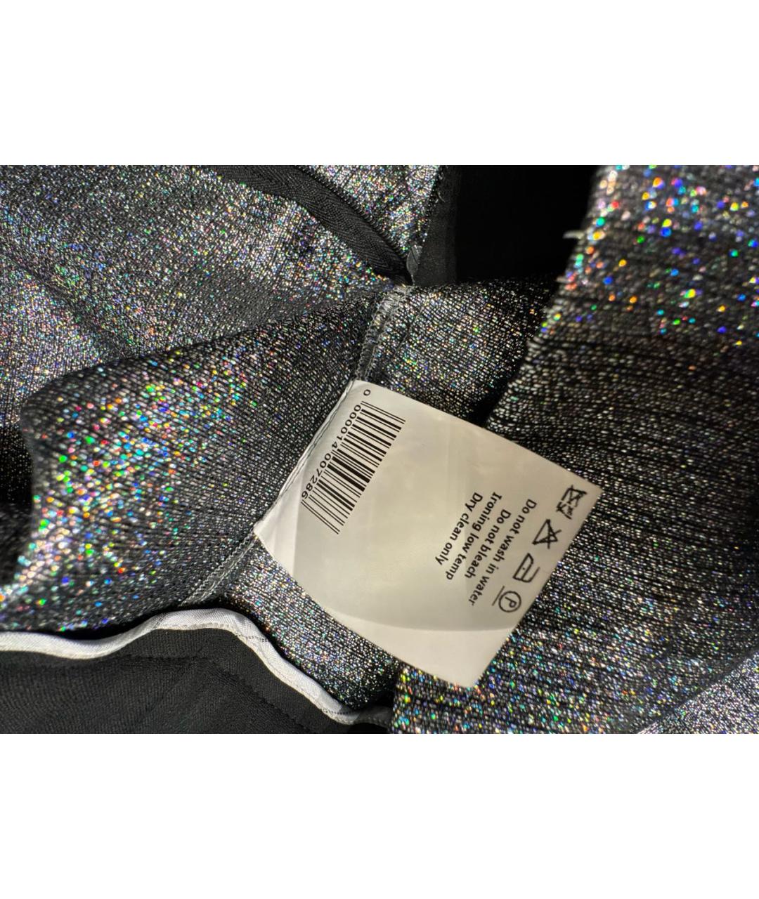 ANTONIO BERARDI Черная полиэстеровая юбка миди, фото 7