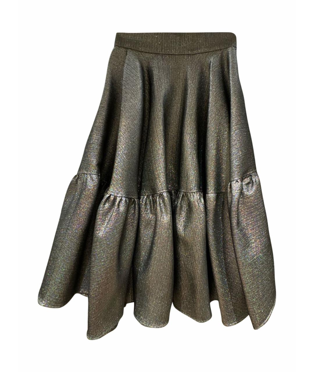 ANTONIO BERARDI Черная полиэстеровая юбка миди, фото 1