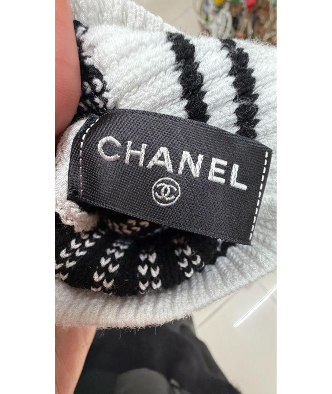 CHANEL Белые носки, чулки и колготы, фото 3