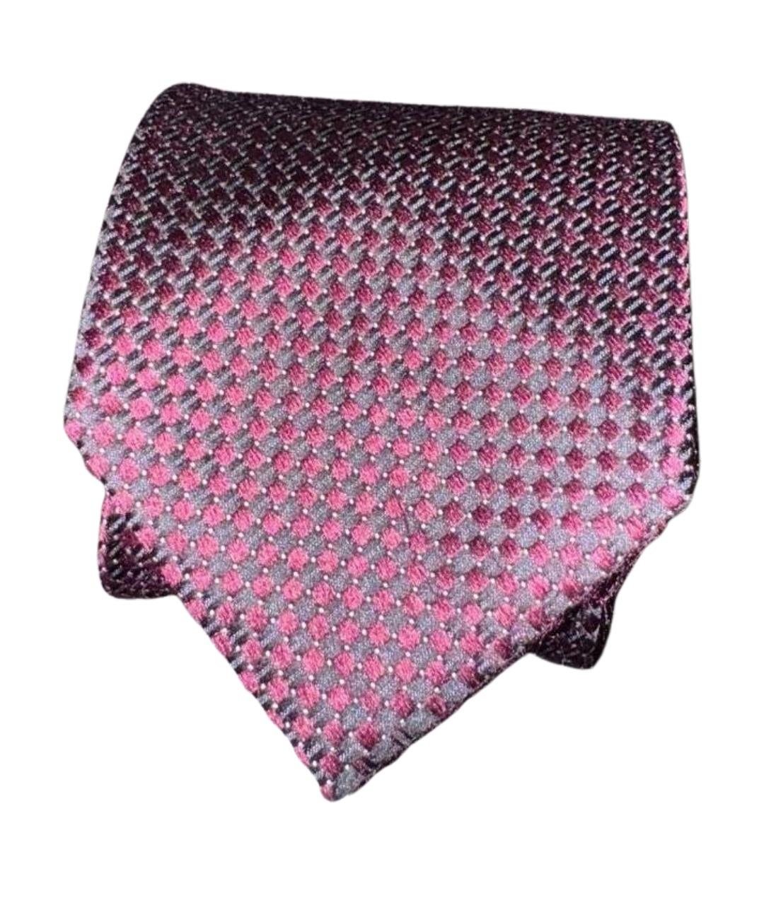 TOM FORD Бордовый шелковый галстук, фото 1