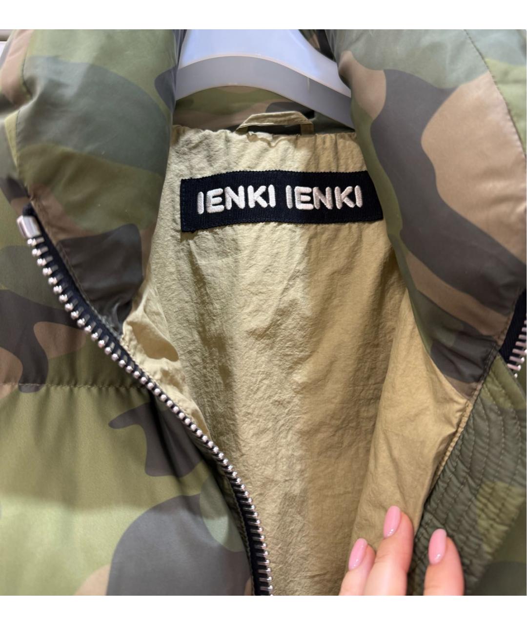 IENKI IENKI Зеленая полиамидовая куртка, фото 5
