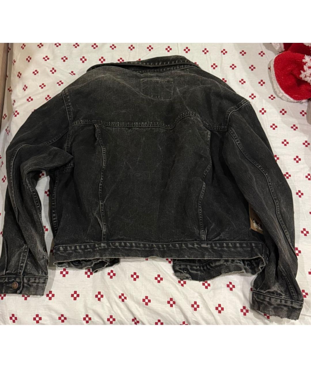 DIESEL Черная деним куртка, фото 2