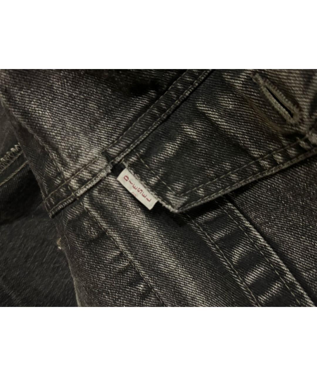 DIESEL Черная деним куртка, фото 5