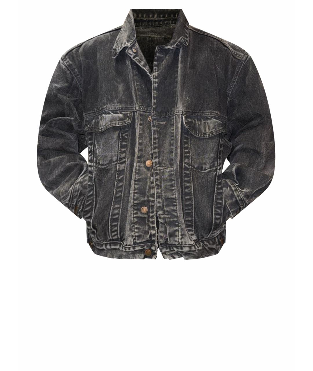 DIESEL Черная деним куртка, фото 1