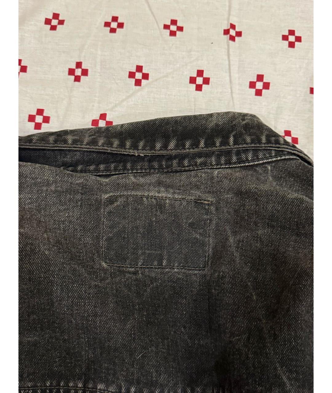 DIESEL Черная деним куртка, фото 3