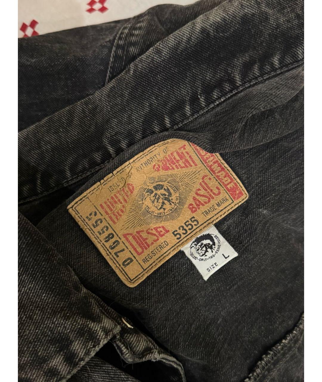 DIESEL Черная деним куртка, фото 7
