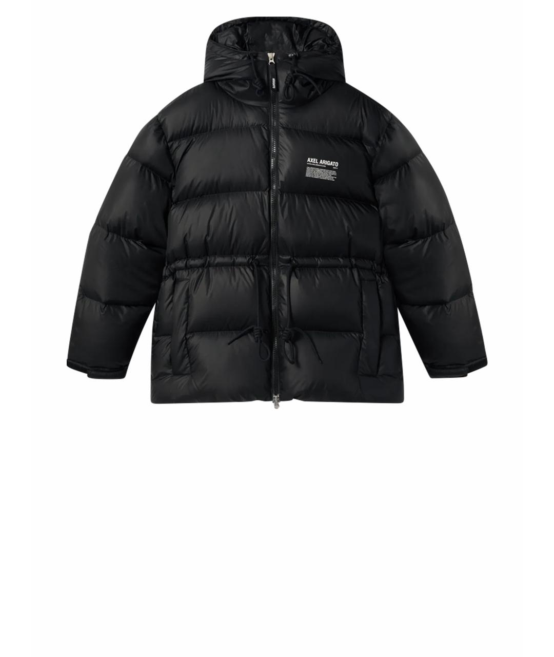 AXEL ARIGATO Черный полиэстеровый пуховик, фото 1